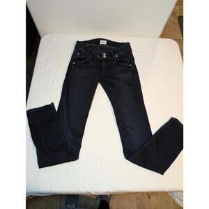 Hudson Women's Collin Flat Skinny Jean Dark Wash Size 26